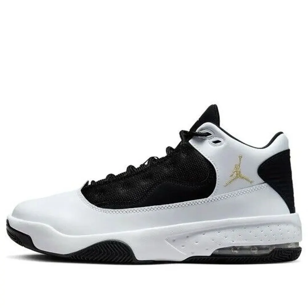 NEW Nike Air Jordan Max Aura 2 White Black Gold CK6636-107 Men’s Size Multi